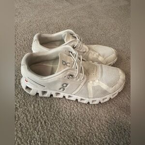 On Running Cloud White Athletic Shoes